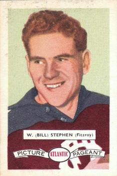 1958 Atlantic Petrol Stations Victorian League Stars #37 Bill Stephen Front